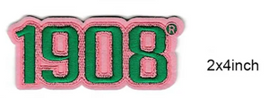 1908 EMBROIDERY PATCH