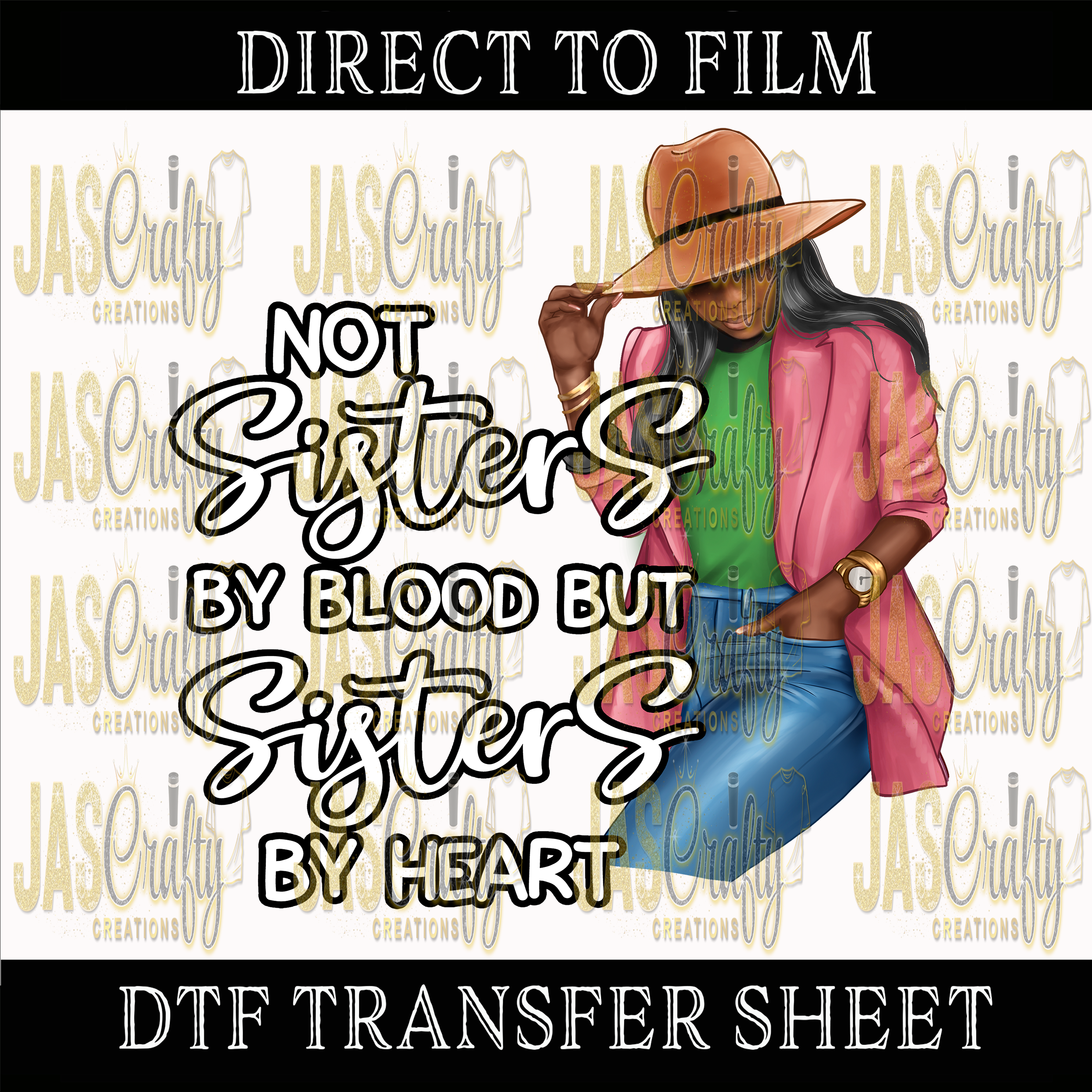 SISTERS WITH HEART 1 READY TO PRESS TRANSFER