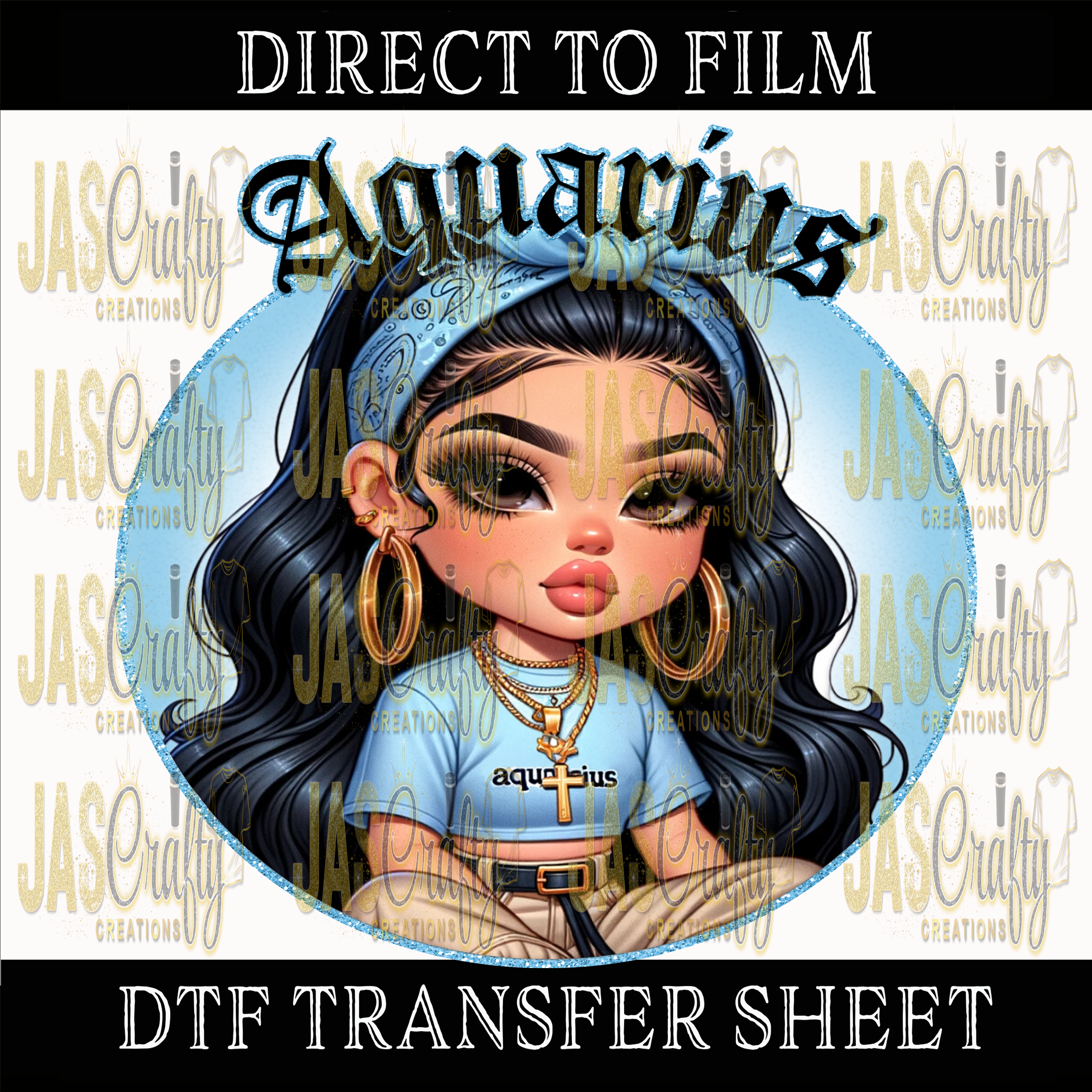 AQUARIUS GIRL READY TO PRESS TRANSFER