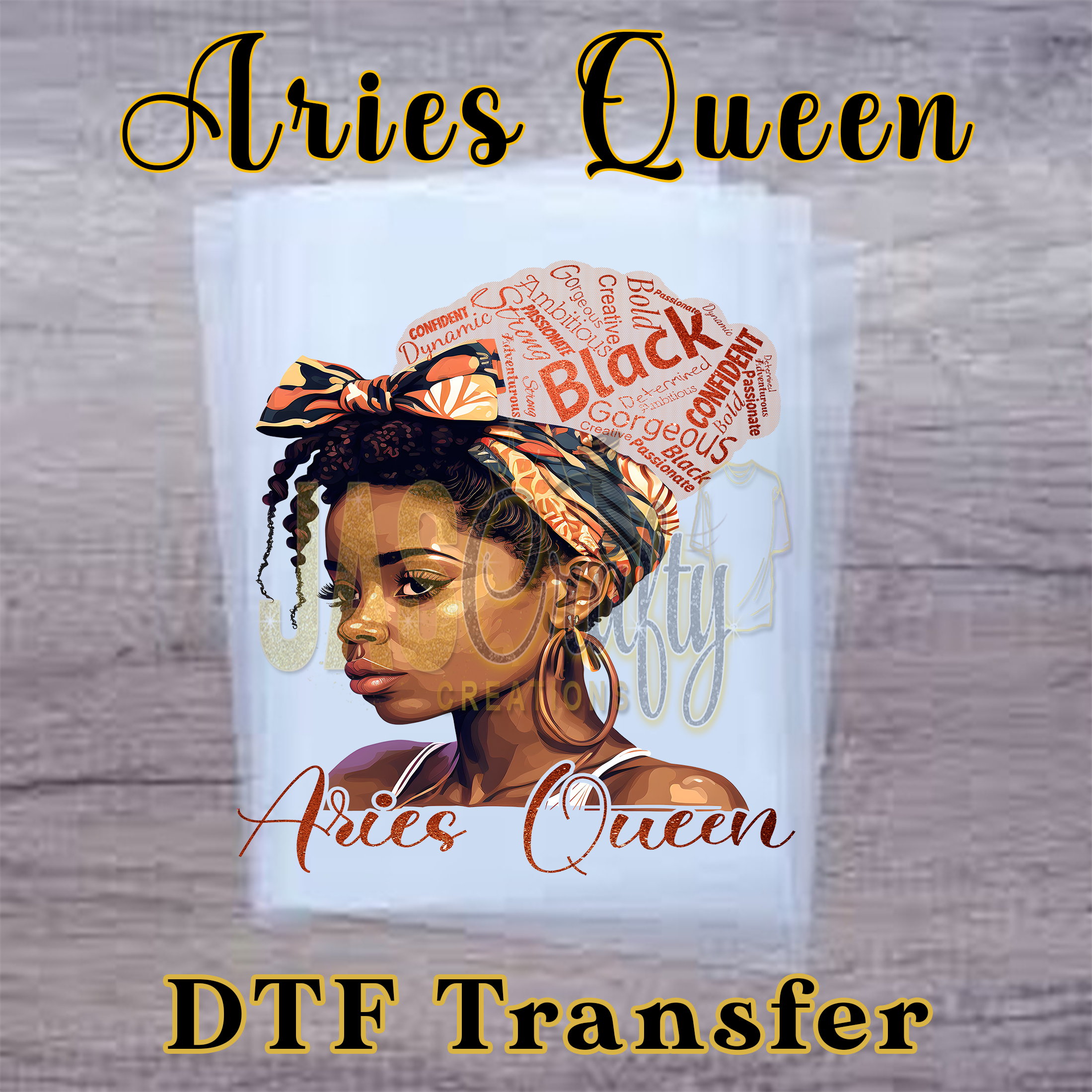 BLACK ARIES QUEEN READY TO PRESS TRANSFER