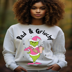 Load image into Gallery viewer, BAD &amp; MEAN GREEN GUY SWEATSHIRT
