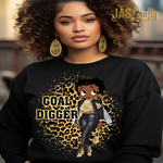Load image into Gallery viewer, BETTY GOAL DIGGER SWEATSHIRT
