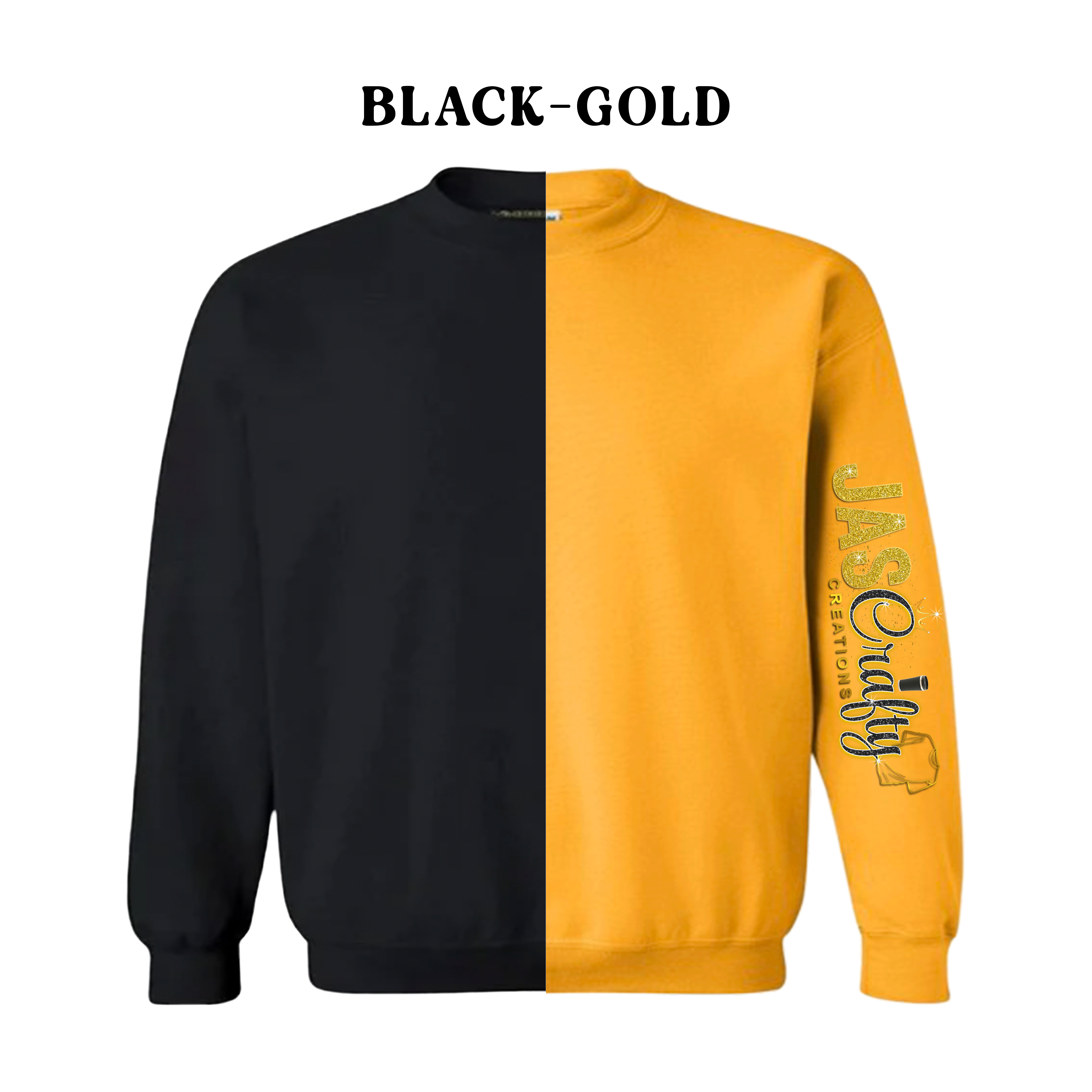 TWO TONE CREWNECK SWEATSHIRT BLANKS