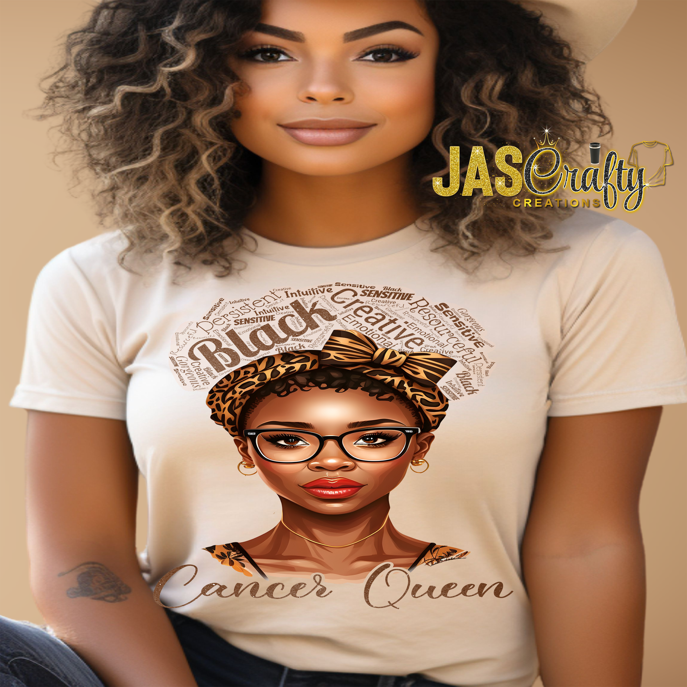 BLACK QUEEN CANCER TSHIRT