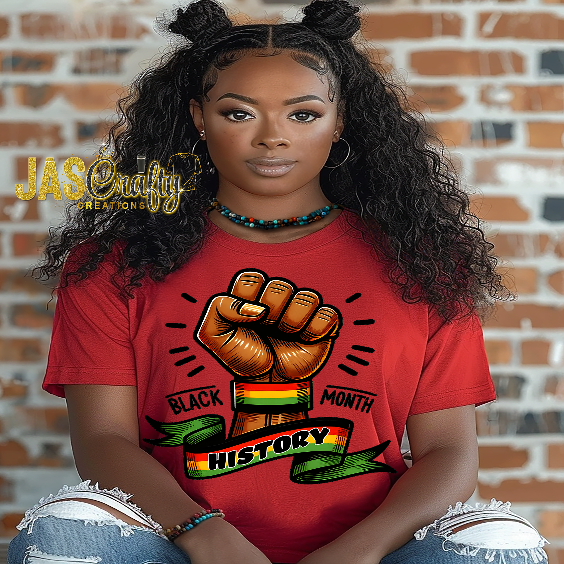 BLACK HISTORY MONTH FIST TSHIRT