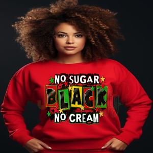 BLACK NO SUGAR NO CREAM T-SHIRT