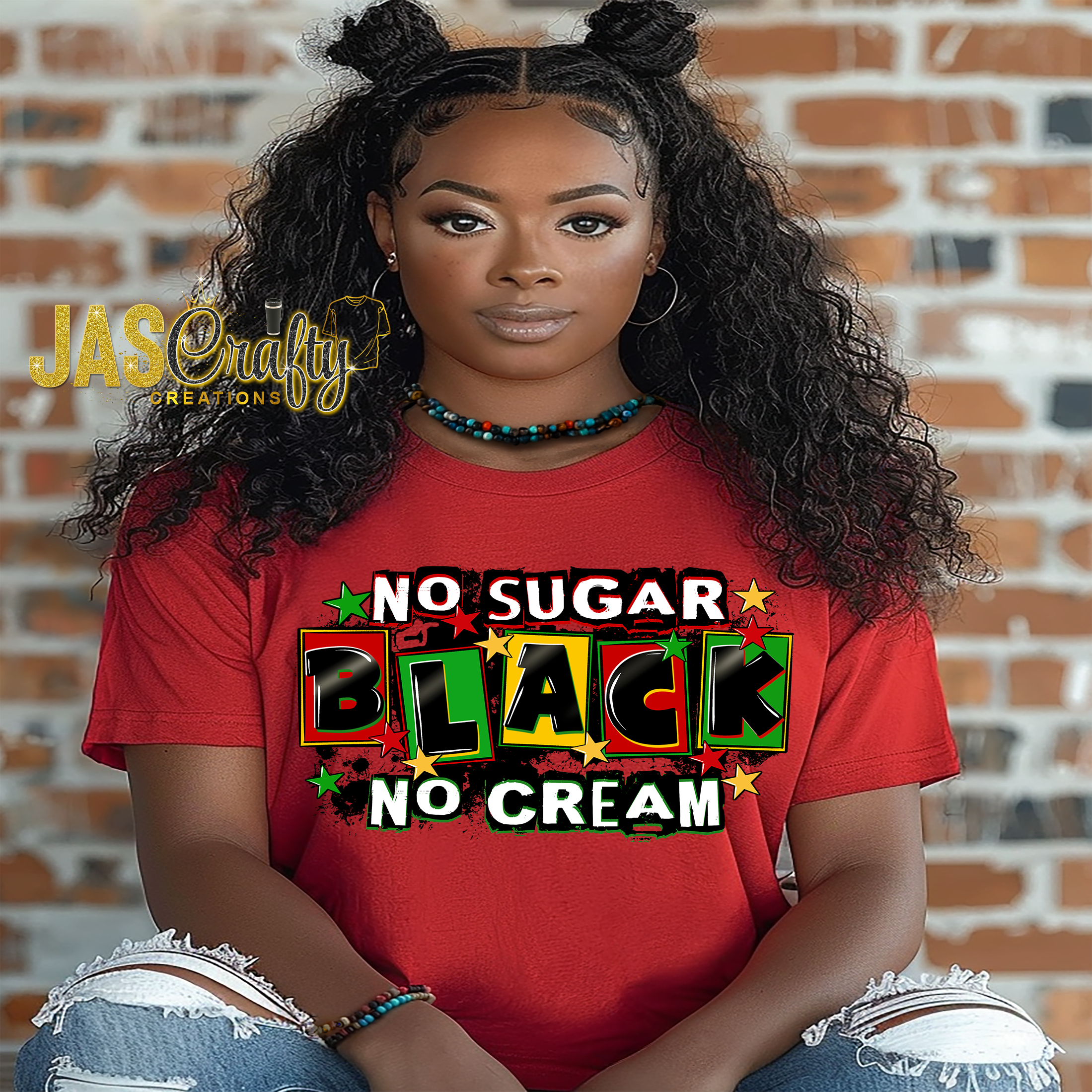 BLACK NO SUGAR NO CREAM T-SHIRT