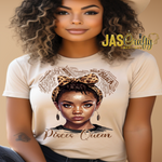 Load image into Gallery viewer, BLACK QUEEN PISCES TSHIRT
