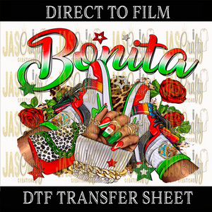 BONITA SNEAKERS READY TO PRESS TRANSFER