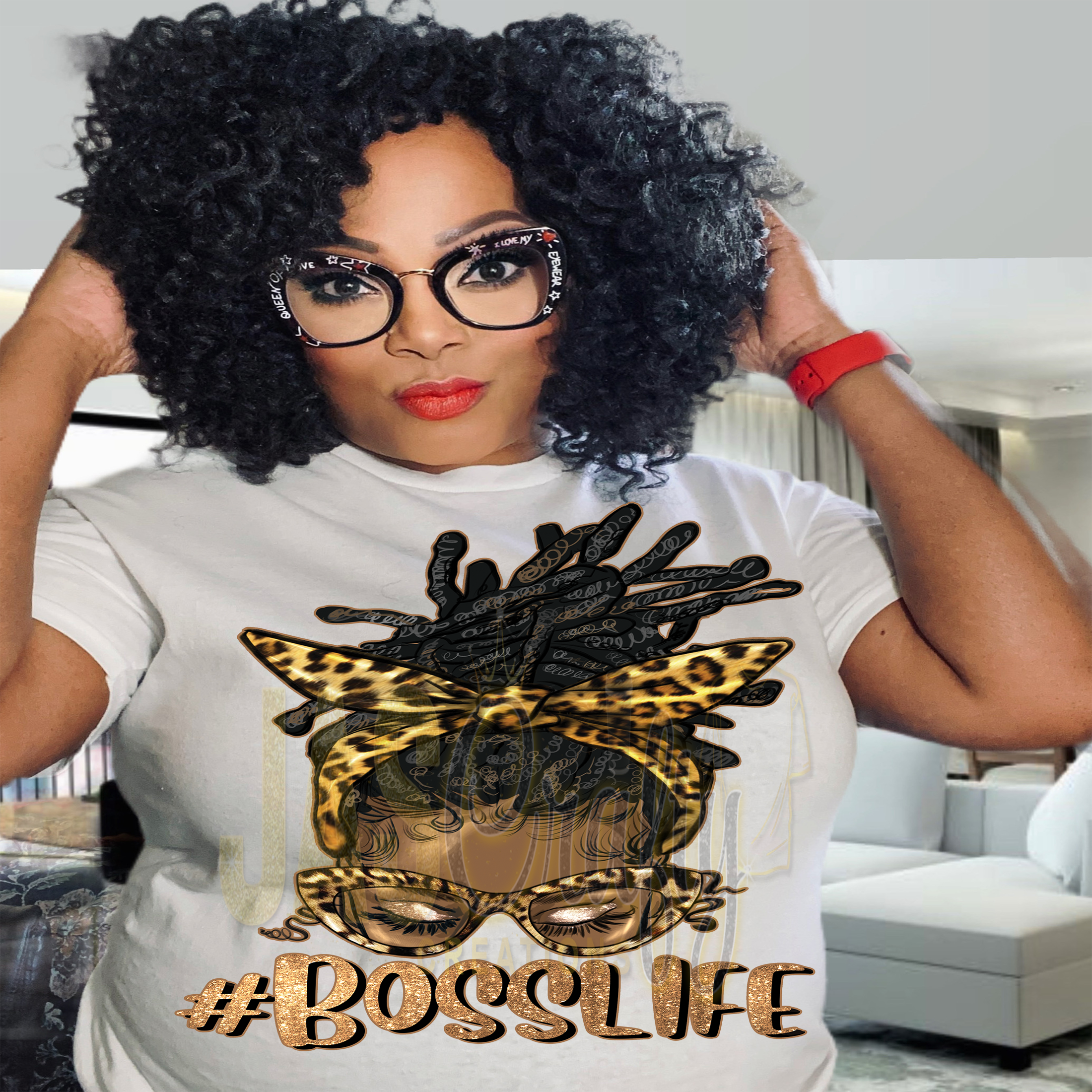 BOSS LIFE LOCS LADY TSHIRT