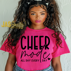 CHEER MODE ALL DAY EVERY DAY TSHIRT