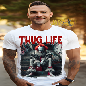 CLOWN THUG LIFE TSHIRT