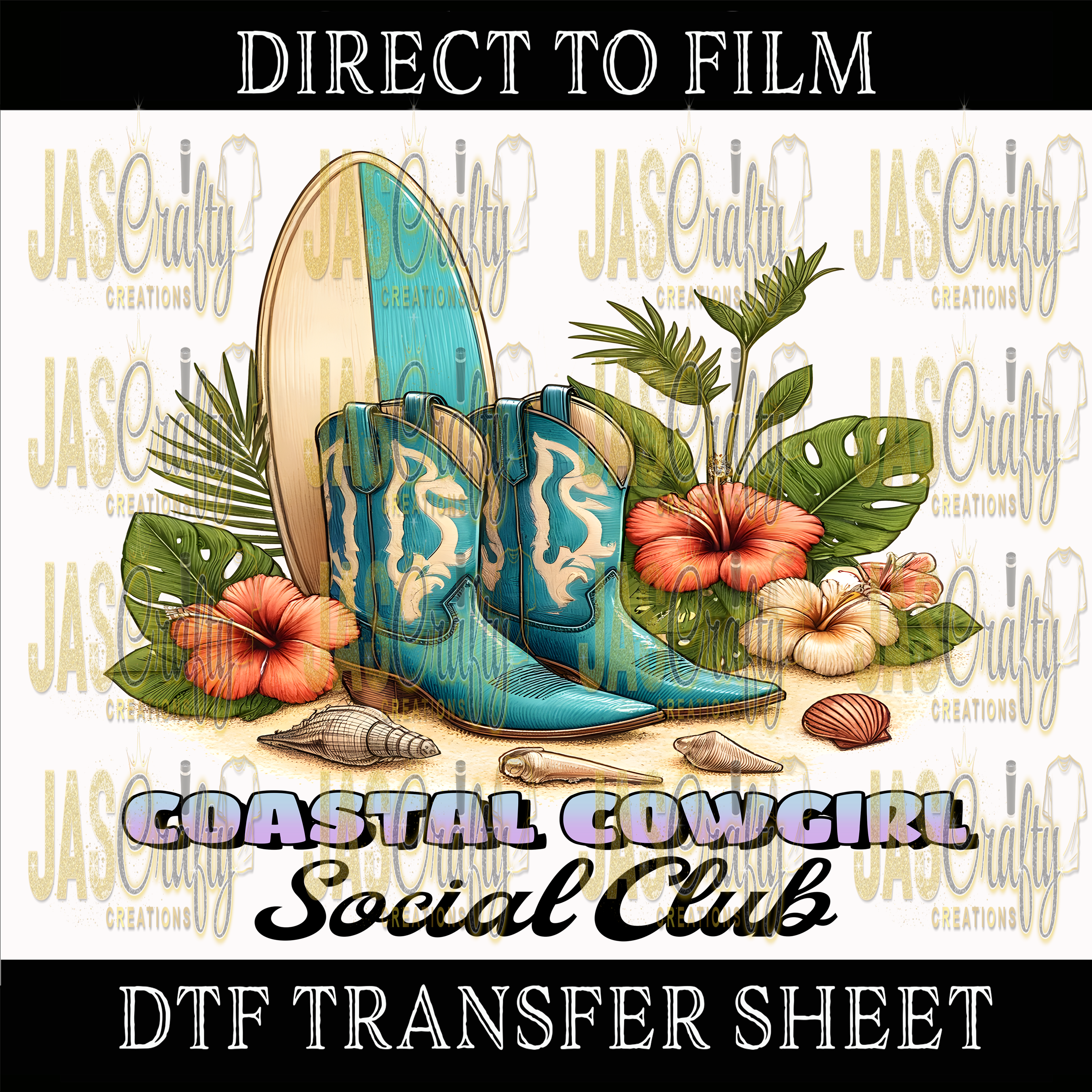 COASTAL COWGIRL READY TO PRESS TRANSFER