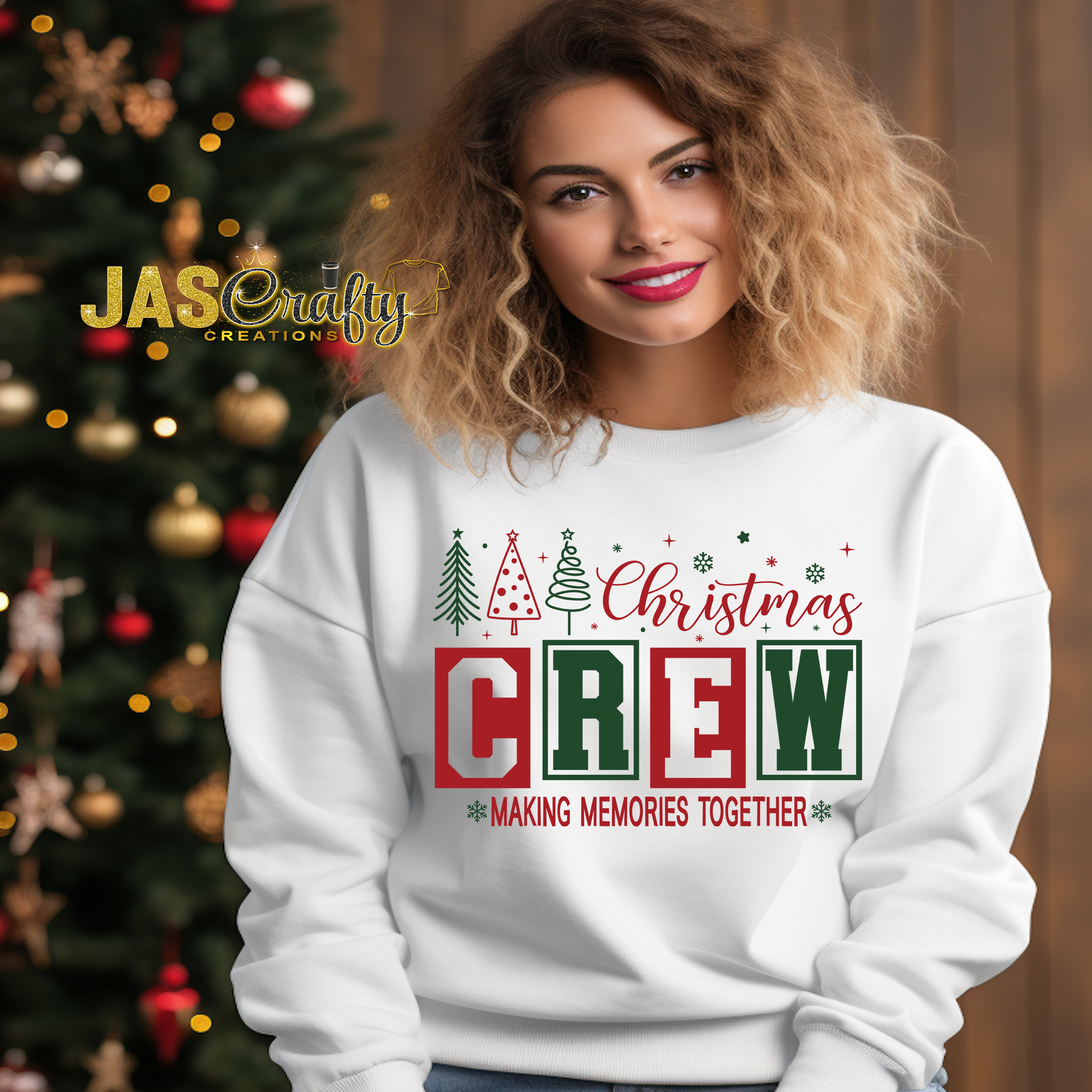 CHRISTMAS CREW SWEATSHIRT