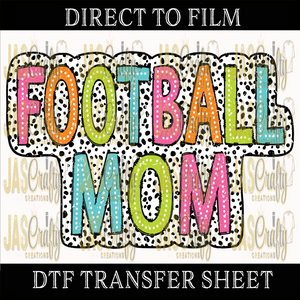 FOOTBALL MOM DOTS READY TO PRESS TRANSFER