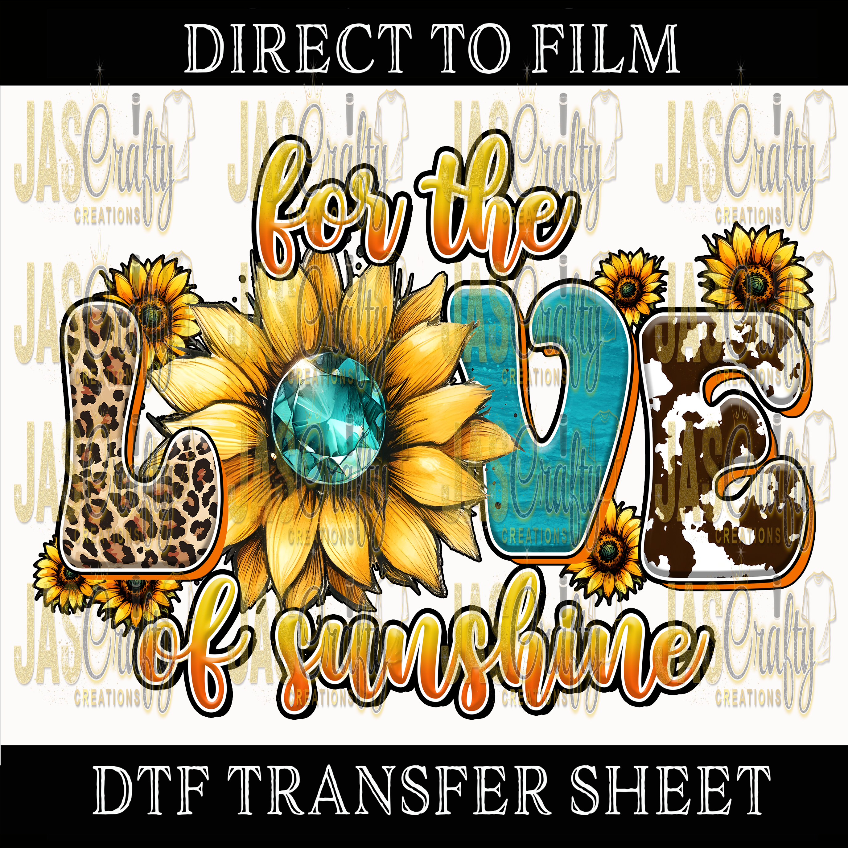 FOR THE LOVE OF SUNSHINE READY TO PRESS TRANSFER