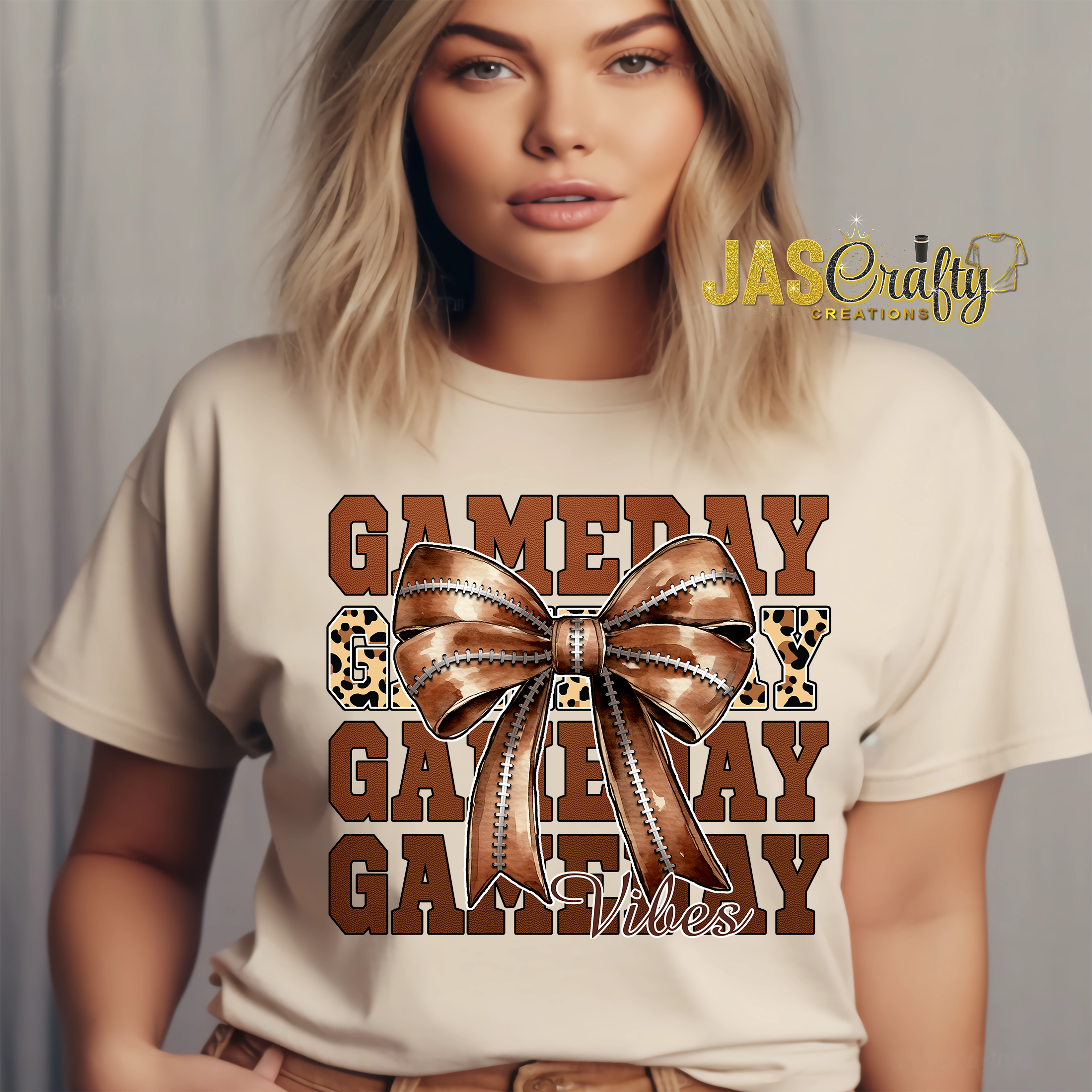 GAME DAY BOWS DROP TSHIRT