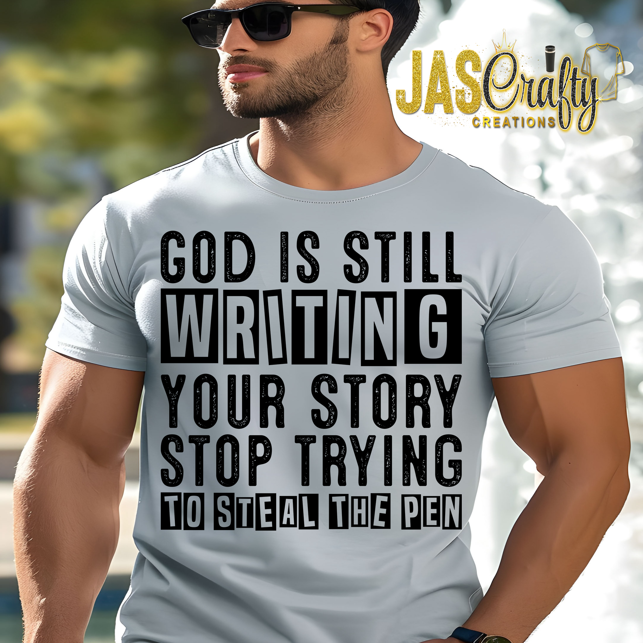 GOD IS STILL WRITING YOUR STORY BLOCKS READY TO PRESS TRANSFER