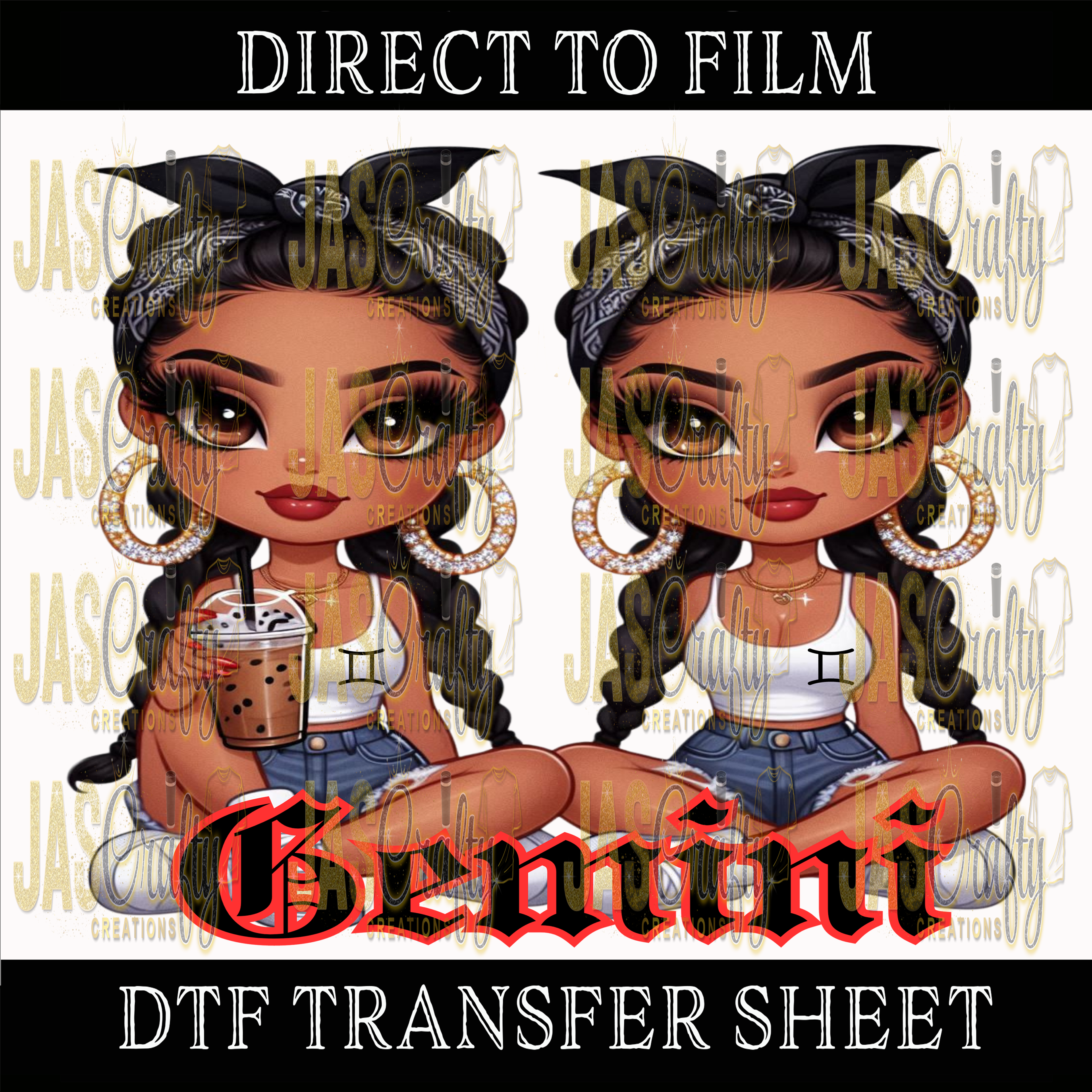 LATINO HOT GEMINI READY TO PRESS TRANSFER