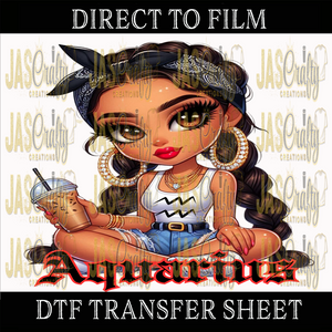 LATINO HOT AQUARIUS  READY TO PRESS TRANSFER