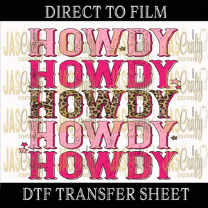 HOWDY DROPS READY TO PRESS TRANSFER