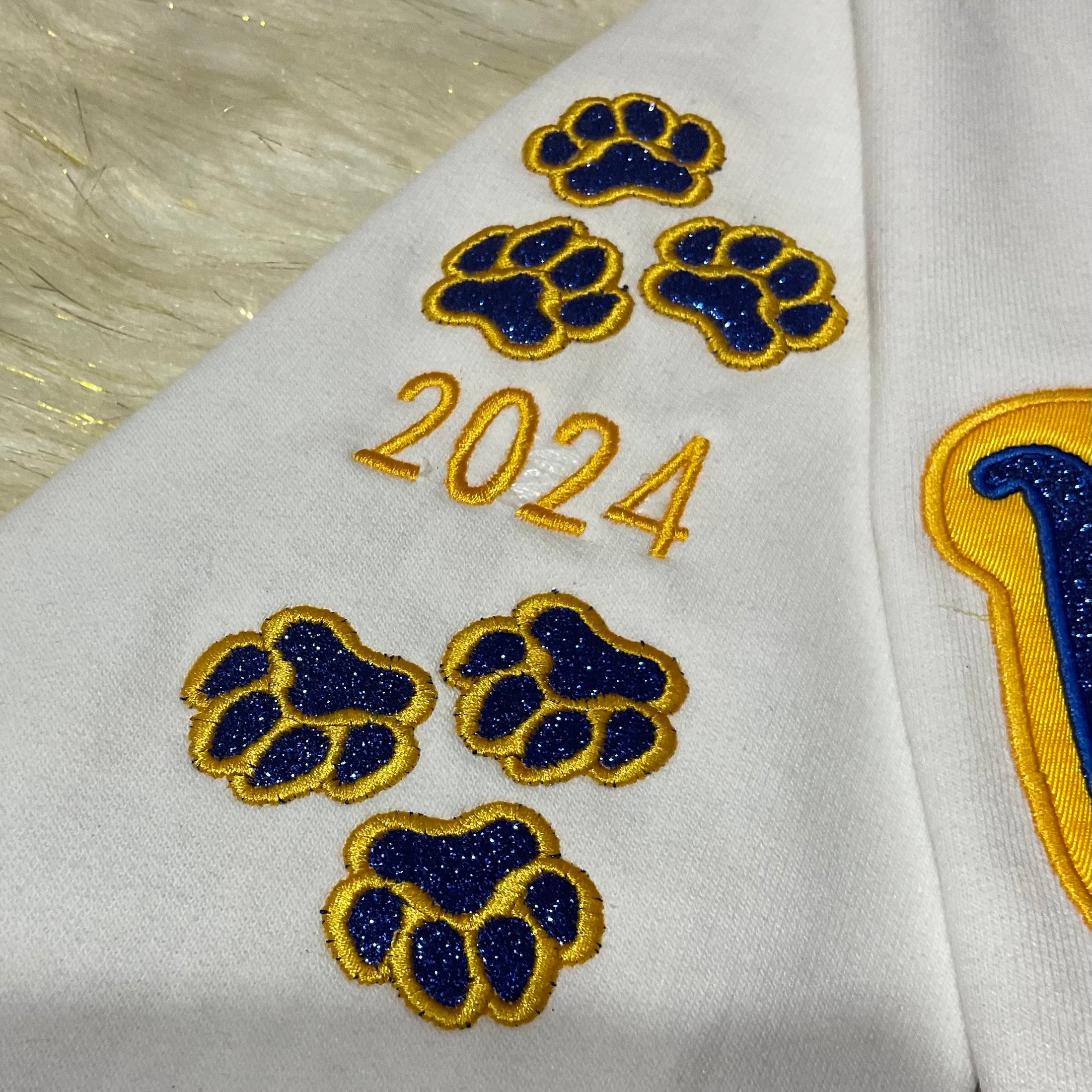 SCHOOL MASCOT EMBROIDERED SWEATSHIRT