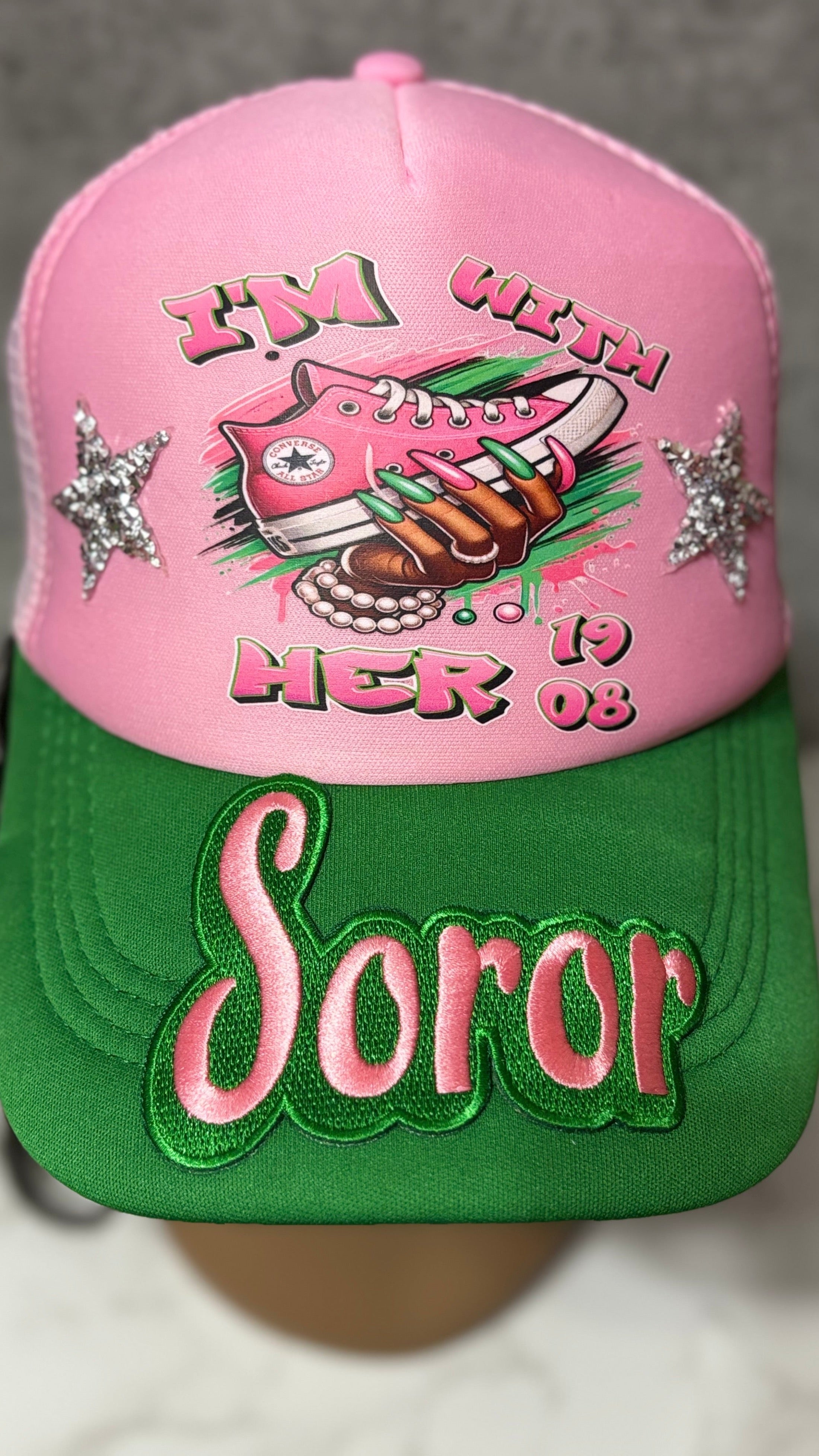 I’M WITH HER SOROR TRUCKER HAT