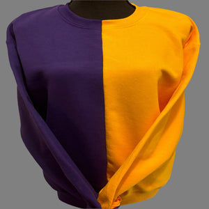 TWO TONE CREWNECK SWEATSHIRT BLANKS