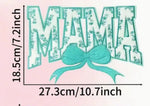 Load image into Gallery viewer, MAMA BOW CHENILLE SEQUIN IRON ON PATCH
