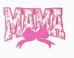 Load image into Gallery viewer, MAMA BOW CHENILLE SEQUIN IRON ON PATCH
