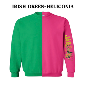 TWO TONE CREWNECK SWEATSHIRT BLANKS