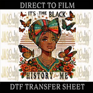 ITS THE BLACK HISTORY FOR ME TURBIN LADY READY TO PRESS TRANSFER