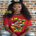 Load image into Gallery viewer, KAMALA - IM WITH HER JUNETEENTH T SHIRT
