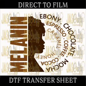 SHADES OF MELANIN LADY READY TO PRESS TRANSFER