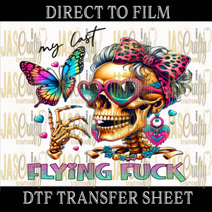 MY LAST FLYINH F SKELETON READY TO PRESS TRANSFER