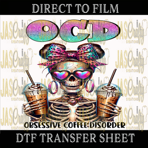 OCD SKELETON READY TO PRESS TRANSFER