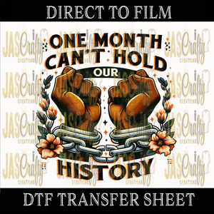 ONE MONTH CANT HOLD OUR HISTORY FIST CHAINS READY TO PRESS TRANSFER