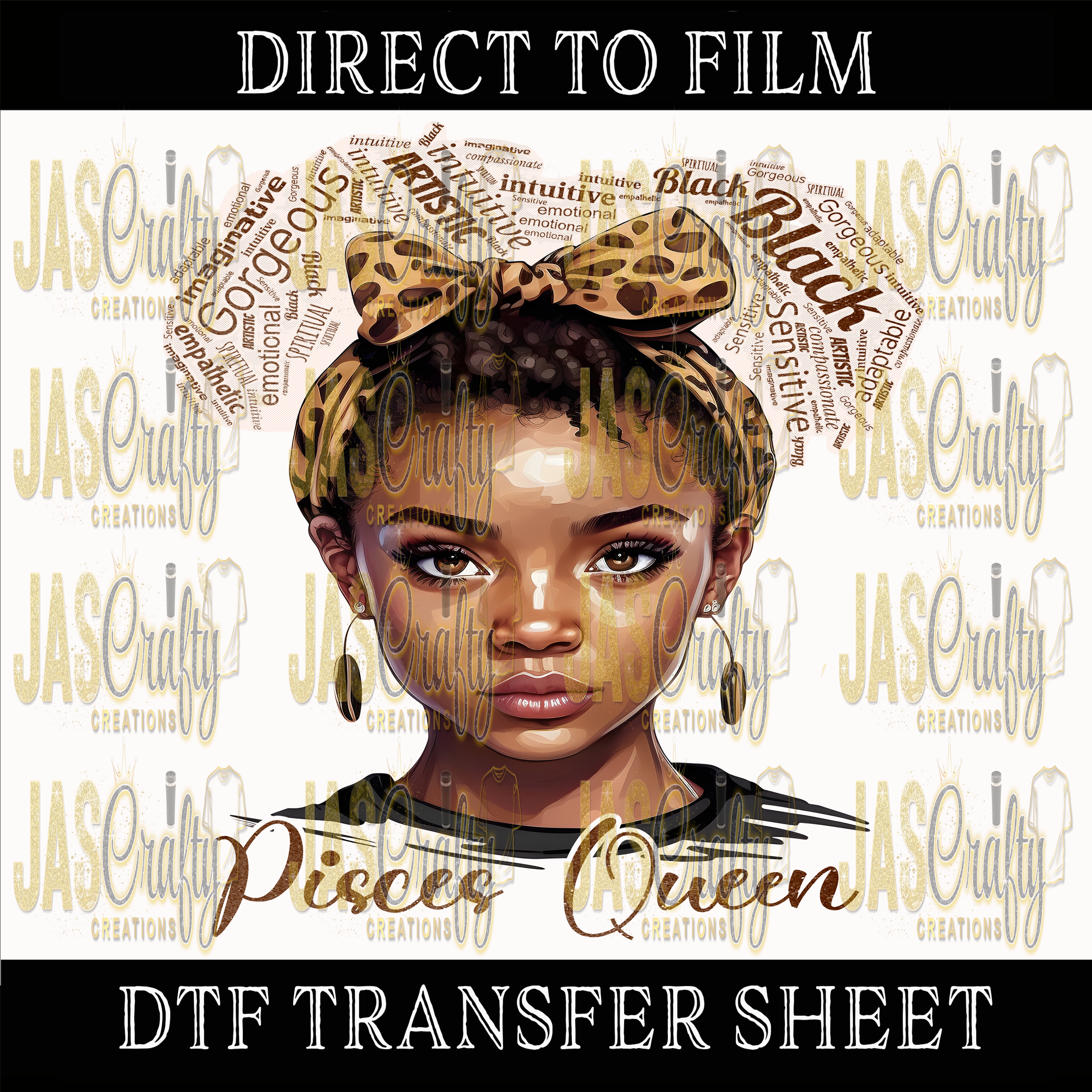 BLACK PISCES QUEEN READY TO PRESS TRANSFER