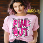 Load image into Gallery viewer, PINK OUT POLKA DOTS TSHIRT
