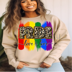 Load image into Gallery viewer, PRIDE LOVE IS LOVE TSHIRT
