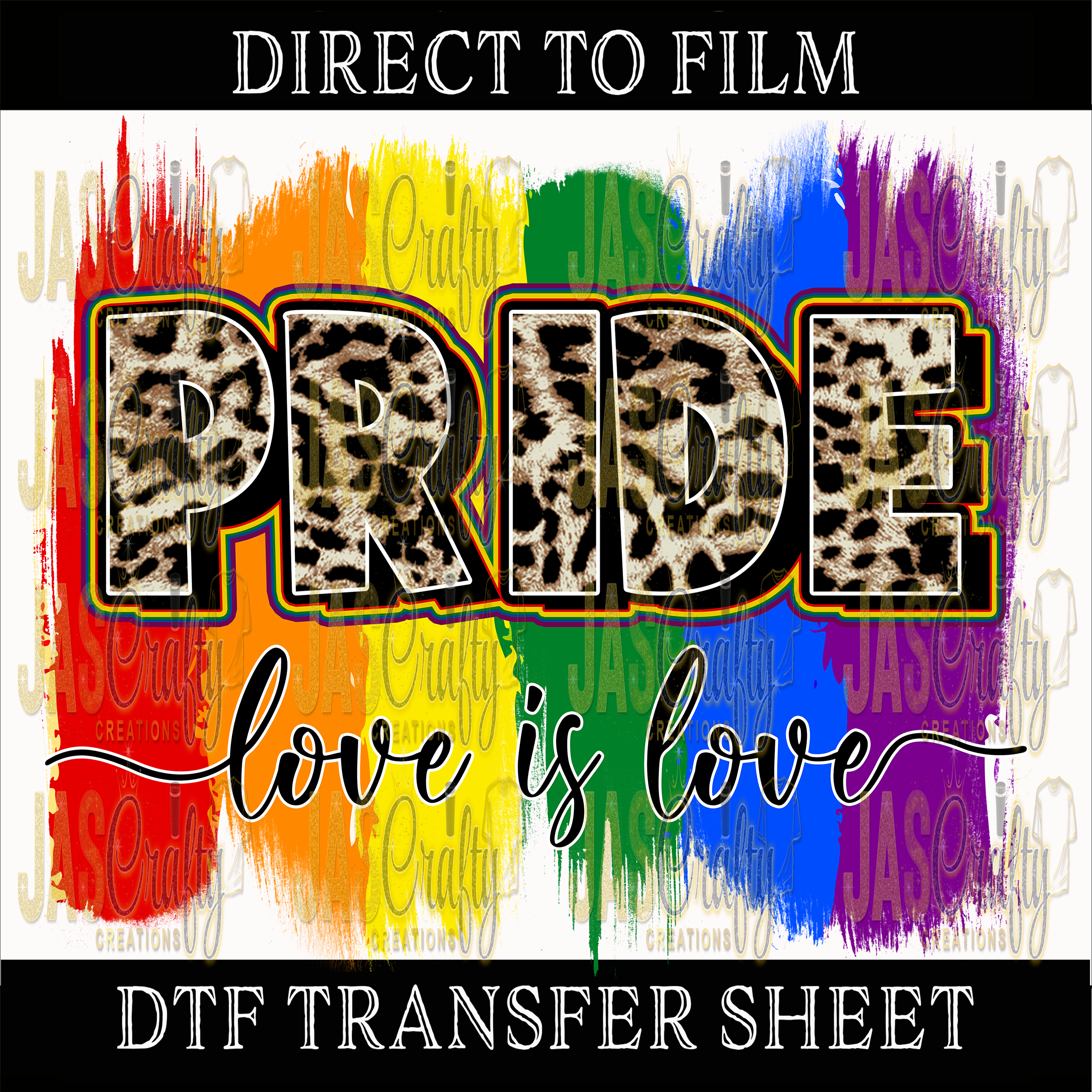 PRIDE LOVE IS LOVE READY TO PRESS TRANSFER