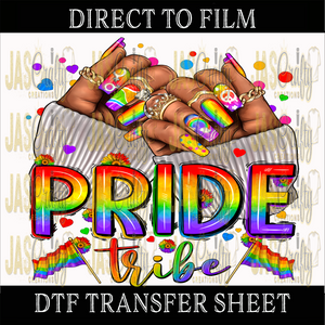 PRIDE NAILS READY TO PRESS TRANSFER