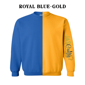 TWO TONE CREWNECK SWEATSHIRT BLANKS