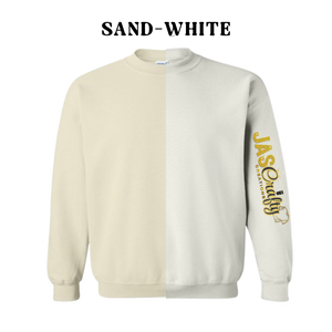 TWO TONE CREWNECK SWEATSHIRT BLANKS