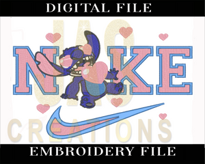 STITCH HEARTS SWOOSH EMBROIDERY DESIGN