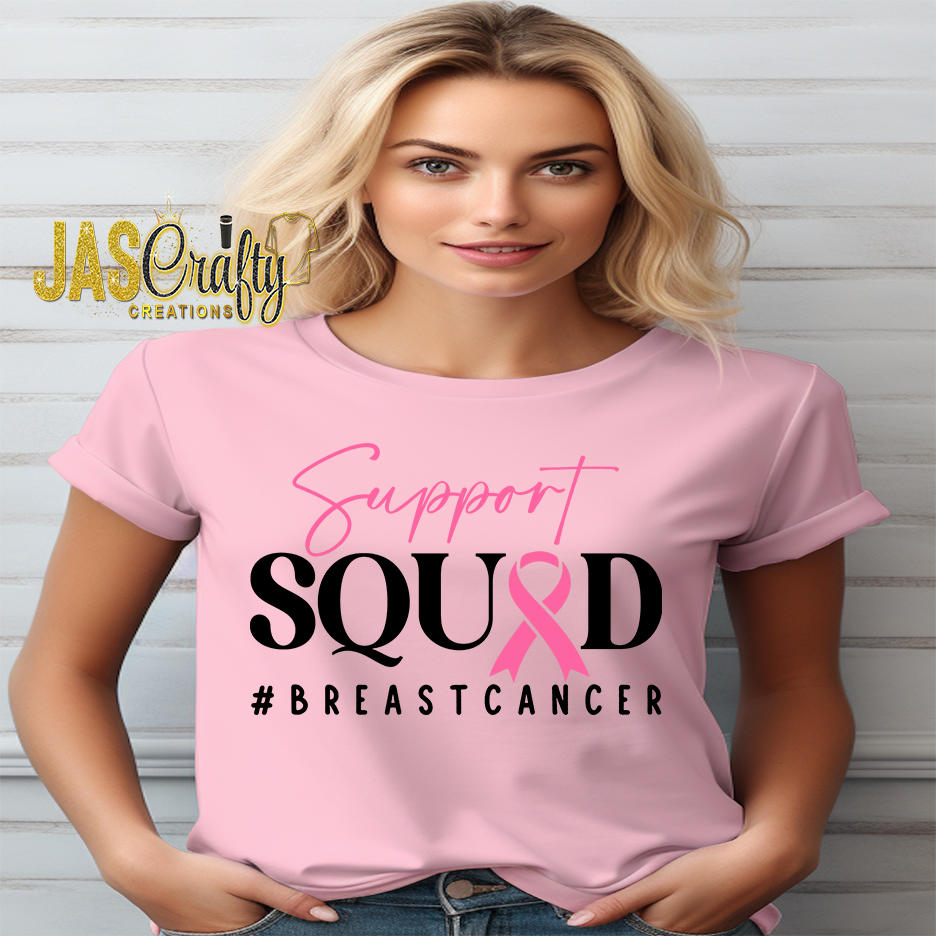 BREAST CANCER SUPPORT SQUAD TSHIRT