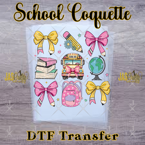 SCHOOL COQUETTE READY TO PRESS TRANSFER