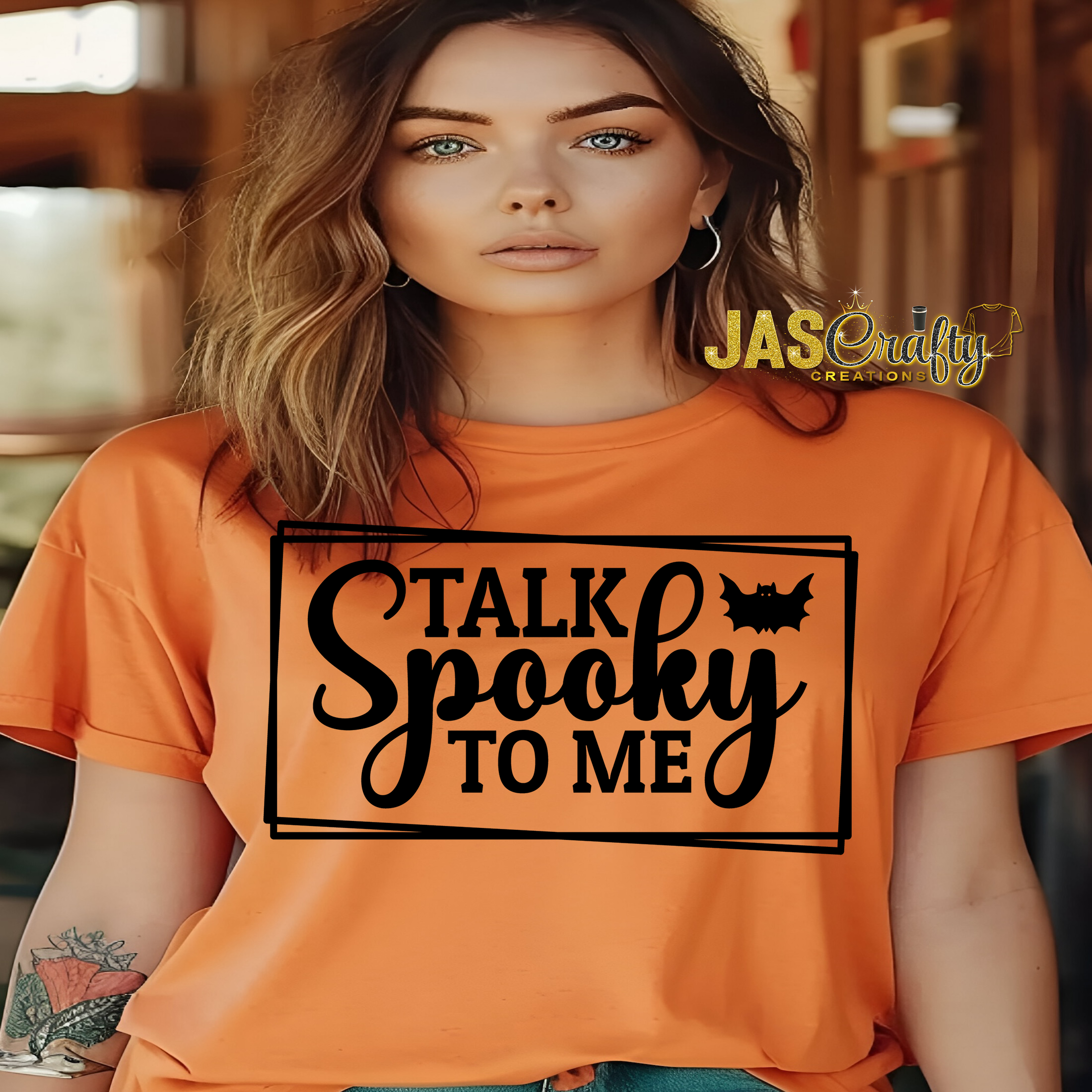 TALK SPOOKY TO ME TSHIRT