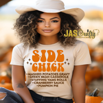 Load image into Gallery viewer, THANKSGIVING SIDE CHICK  TSHIRT
