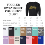 Load image into Gallery viewer, UNICORN NAME EMBROIDERED SWEATSHIRT
